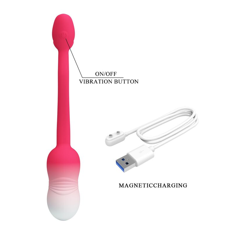 Pretty Love App-Vibrationsei 12 Modi – Pink