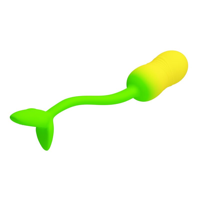 Pretty Love App-Vibrationsei 12 Modi – Grün-Gelb