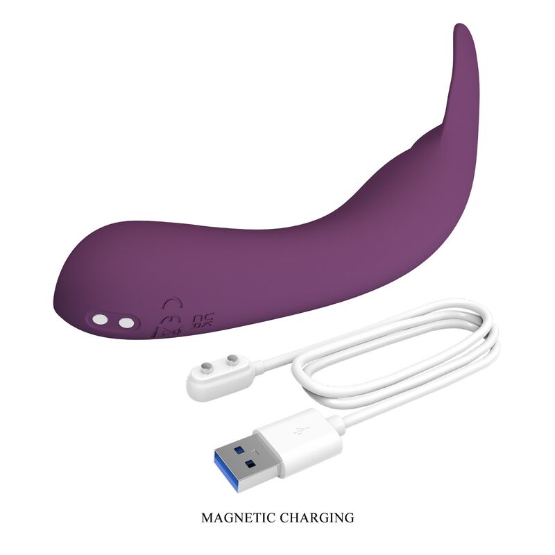 PRETTY LOVE - KENYELL WIEDERAUFLADBARER VIBRATOR MIT 10 FUNKTIONEN, LILA