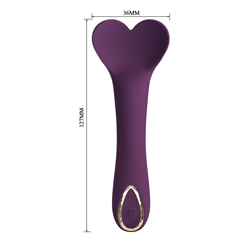 PRETTY LOVE - KENYELL WIEDERAUFLADBARER VIBRATOR MIT 10 FUNKTIONEN, LILA