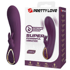 PRETTY LOVE - LANDYN WIEDERAUFLADBARER HASENVIBRATOR MIT 10 FUNKTIONEN, LILA