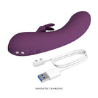 PRETTY LOVE - LANDYN WIEDERAUFLADBARER HASENVIBRATOR MIT 10 FUNKTIONEN, LILA