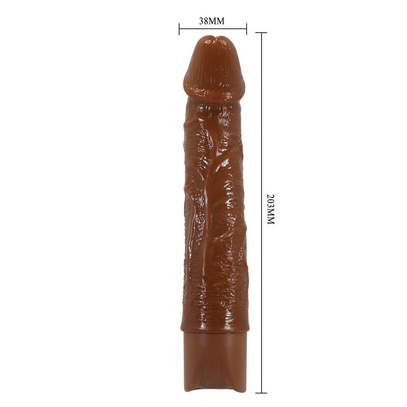 Pretty Love Leonardo Vibrator 20 cm – Braun