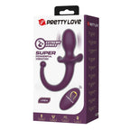 Pretty Love Lioea Vibrierender Anal Plug mit Schwanz & Fernbedienung Lila
