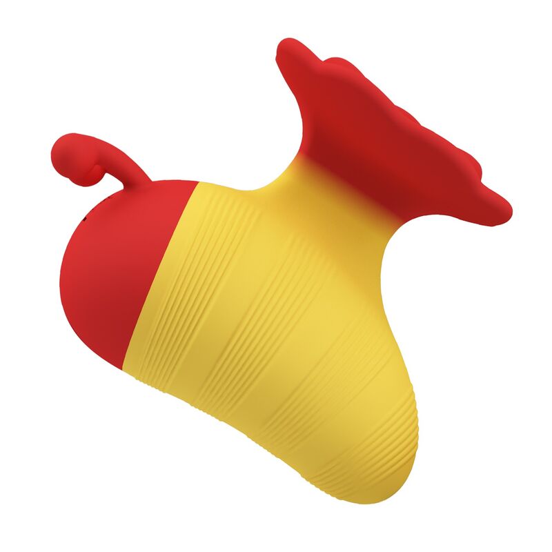Pretty Love Little Bee Klitorisstimulator, 7 Modi, Rot/Gelb – Produktansicht 6