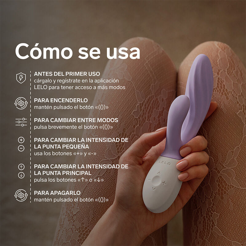 LELO - INA TWIST DOPPELVIBRATOR HASE FÜR G-PUNKT UND KLITORIS LAVENDEL