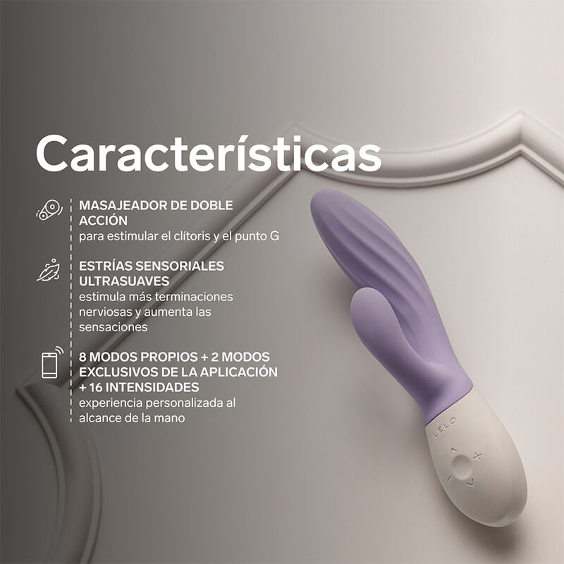 LELO - INA TWIST DOPPELVIBRATOR HASE FÜR G-PUNKT UND KLITORIS LAVENDEL