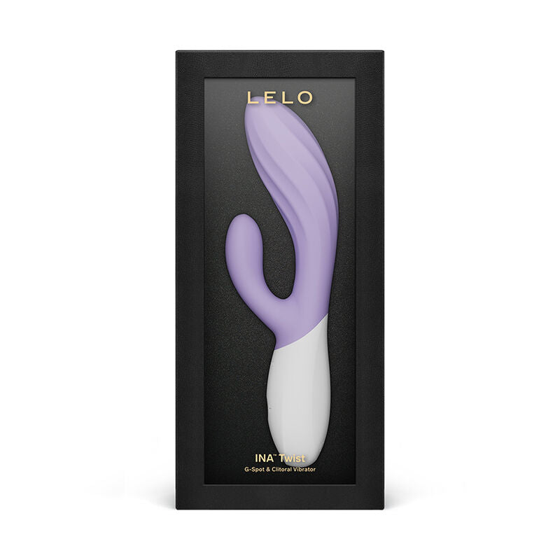 LELO - INA TWIST DOPPELVIBRATOR HASE FÜR G-PUNKT UND KLITORIS LAVENDEL