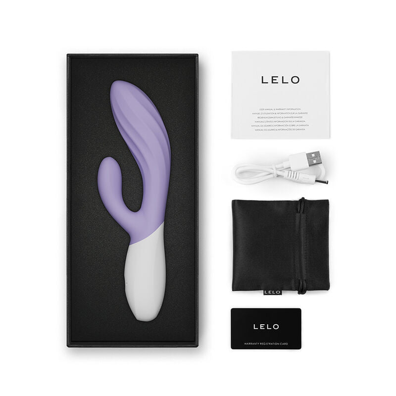 LELO - INA TWIST DOPPELVIBRATOR HASE FÜR G-PUNKT UND KLITORIS LAVENDEL