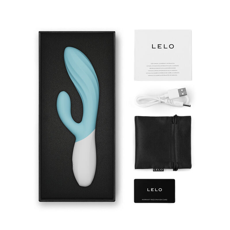 LELO - INA TWIST DOPPELVIBRATOR HASE FÜR G-PUNKT UND KLITORIS BLAU