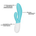 LELO - INA TWIST DOPPELVIBRATOR HASE FÜR G-PUNKT UND KLITORIS BLAU