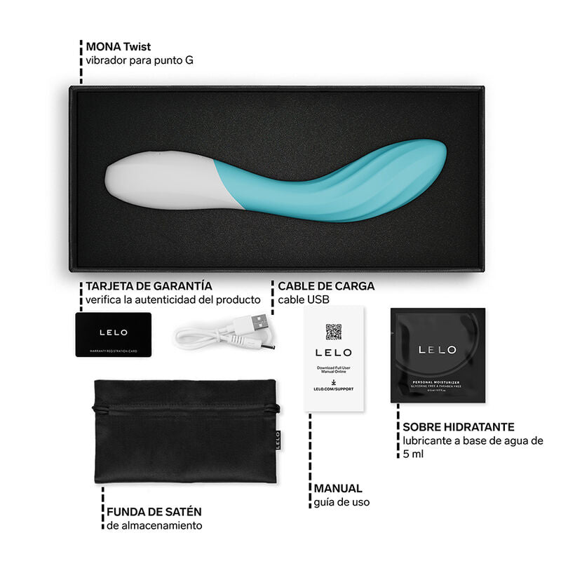 LELO - MONA TWIST WIEDERAUFLADBARER, APP-GESTEUERTER G-PUNKT-VIBRATOR LAVENDEL