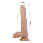 Pretty Love Nolan Vibrationsdildo 24,5 cm – Natur