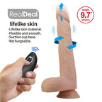 Pretty Love Nolan Vibrationsdildo 24,5 cm – Natur