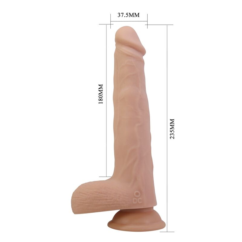 Pretty Love Miles Vibrationsdildo 23,5 cm – Natur