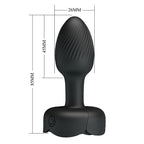 Pretty Love Vibrations-Analplug 10 Modi – Schwarz