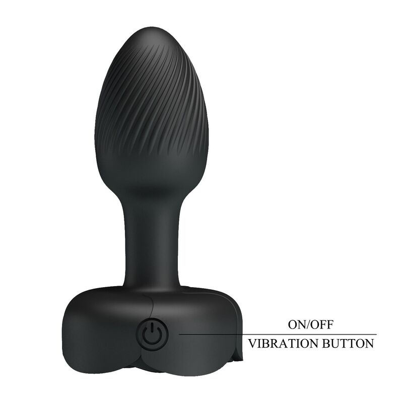 Pretty Love Vibrations-Analplug 10 Modi – Schwarz