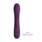 PRETTY LOVE - ROCCO WIEDERAUFLADBARER HASENVIBRATOR MIT 10 FUNKTIONEN, LILA