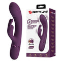 PRETTY LOVE - ROCCO WIEDERAUFLADBARER HASENVIBRATOR MIT 10 FUNKTIONEN, LILA