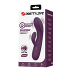 PRETTY LOVE - MARGIE WIEDERAUFLADBARER HASENVIBRATOR MIT 10 FUNKTIONEN, LILA