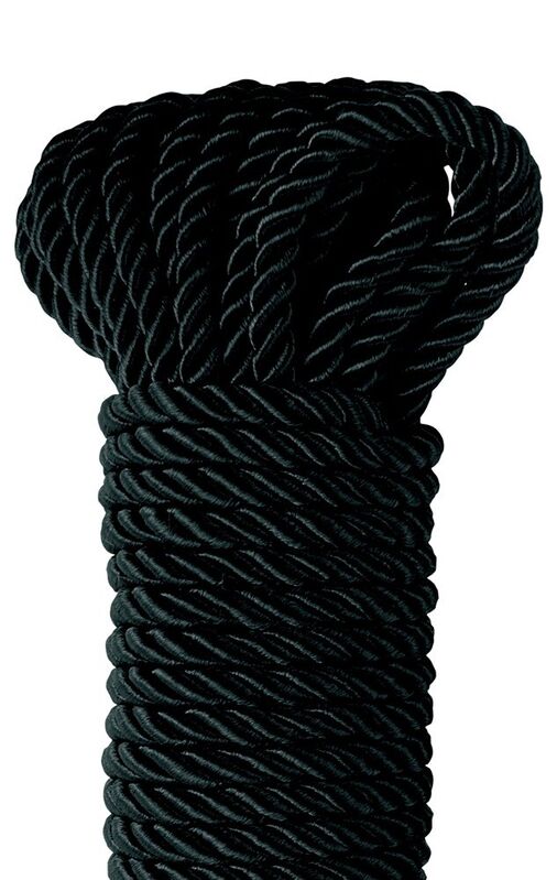 FETISH FANTASY SERIES – SCHWARZES DELUXE-SEIDENSEIL 9,75 M