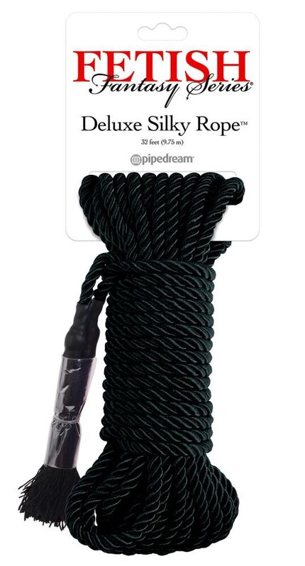 FETISH FANTASY SERIES – SCHWARZES DELUXE-SEIDENSEIL 9,75 M