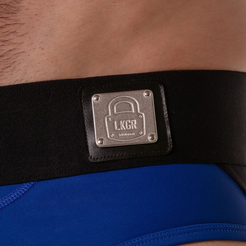 Locker Gear Wide Waistband Jockbrief Blau L – Produktansicht 4