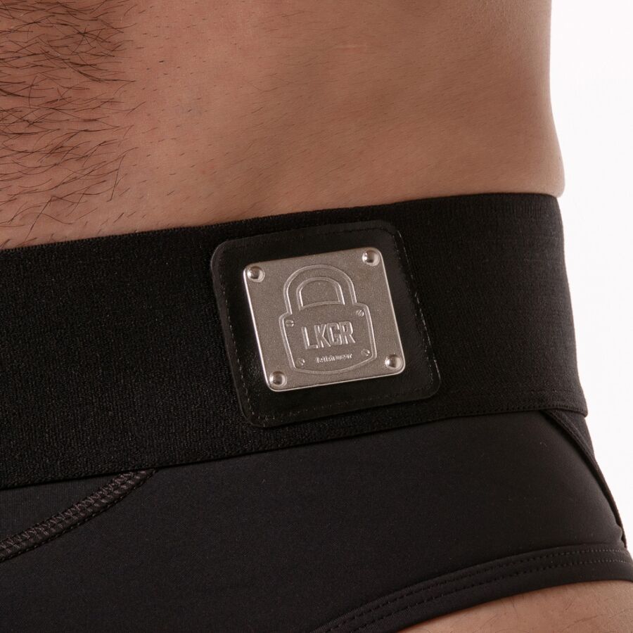 Locker Gear Wide Waistband Jockbrief Schwarz L – Produktansicht 4