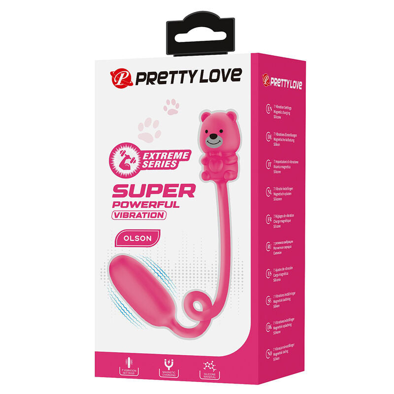 Pretty Love Olson Bullet mit Kabelfernbedienung – Pink