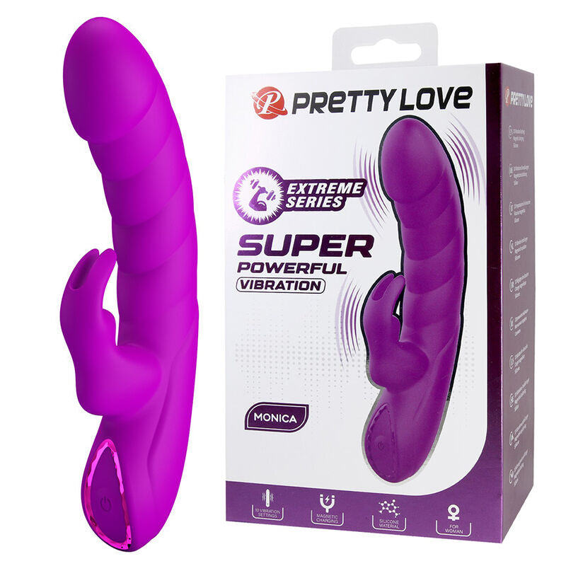 Pretty Love Monica Dual-Vibrator – Lila