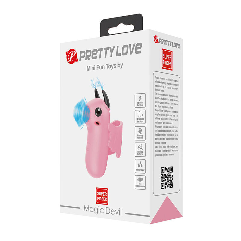 Pretty Love Magic Devil Fingerstimulator – Pink