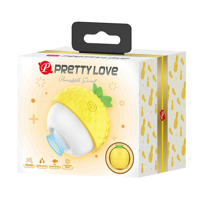 Pretty Love Saug- und Stoßstimulator – Gelb