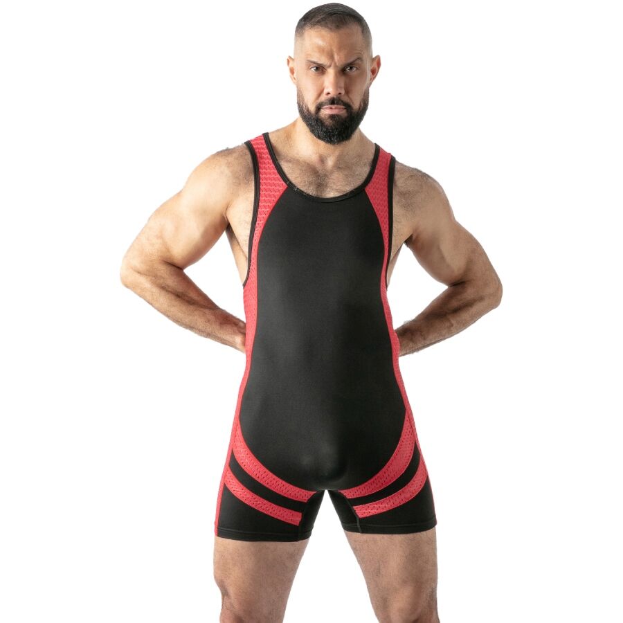 Locker Gear Open Access Singlet Rot M – Produktansicht 1