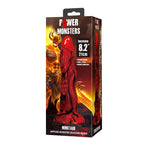 POWER MONSTERS - MINOTAUR FANTASY DILDO MIT SAUGAUFGANG 21 CM Ø 5 CM ROT & SCHWARZ