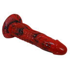POWER MONSTERS - MINOTAUR FANTASY DILDO MIT SAUGAUFGANG 21 CM Ø 5 CM ROT & SCHWARZ