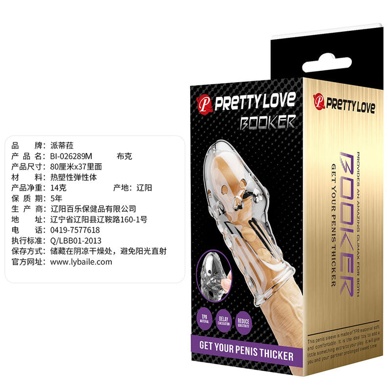PRETTY LOVE – ROCKER PENISHÜLLE FÜR EINEN DICKEREN PENIS (TRANSPAREN)