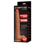 Pretty Love Terin Plus Dildo 37,6 cm – Natur/Rot