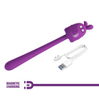 Pretty Love Hase Flirtstift Flexibler USB-Vibrator Lila