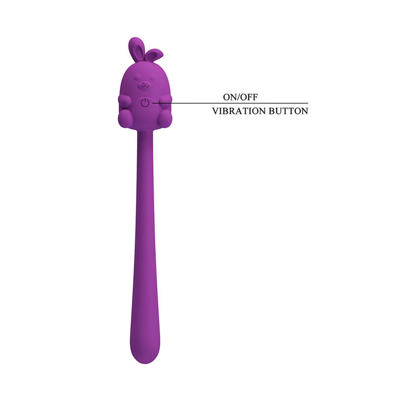 Pretty Love Hase Flirtstift Flexibler USB-Vibrator Lila