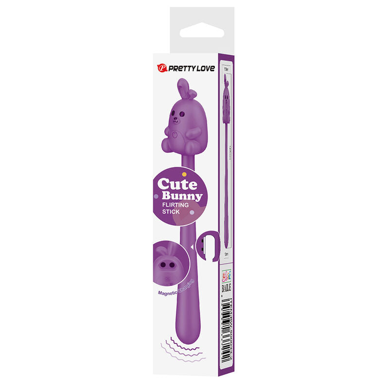 Pretty Love Hase Flirtstift Flexibler USB-Vibrator Lila
