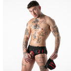 LockerGear Full Military Access Jockbrief – Schwarz/Rot L