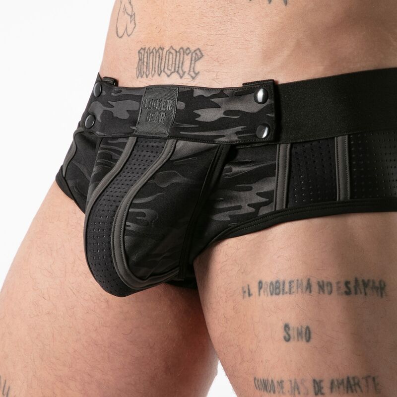 LockerGear Full Military Access Jockbrief – Schwarz S