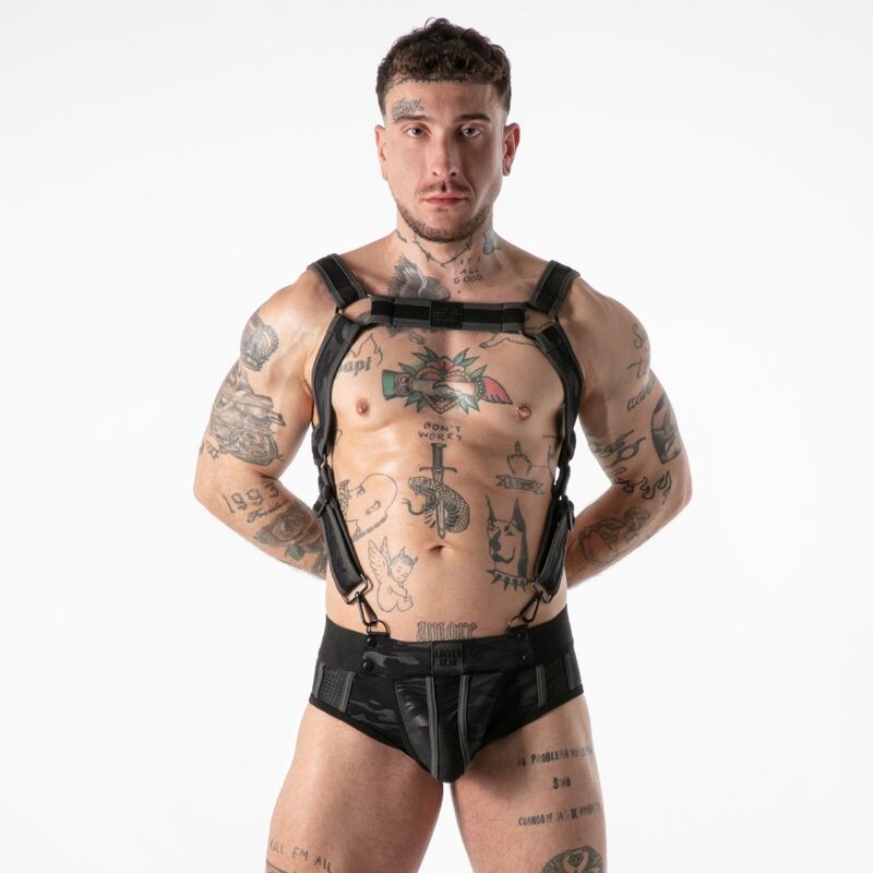 Locker Gear Full Military Access Harness Schwarz S/M – Produktansicht 1