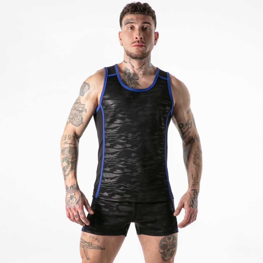 Locker Gear Full Military Access Tanktop Blau L – Produktansicht 2