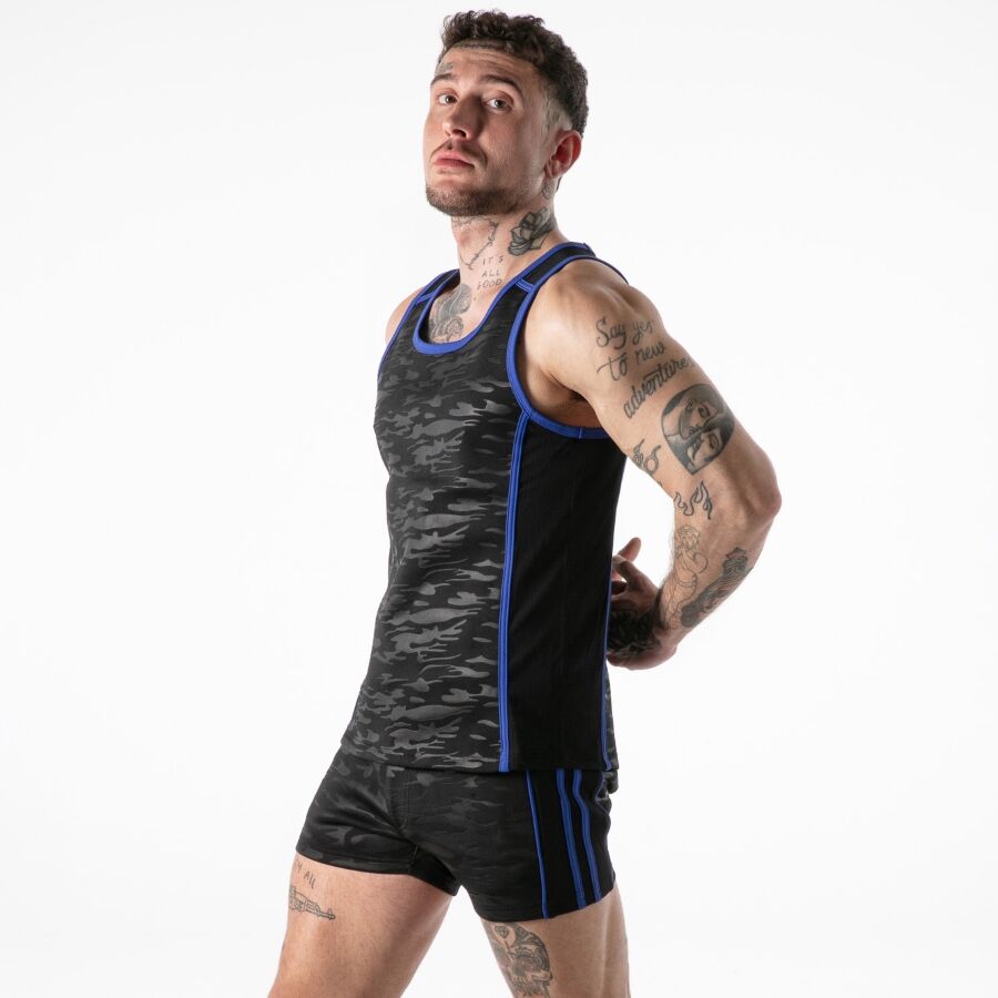 Locker Gear Full Military Access Tanktop Blau L – Produktansicht 1