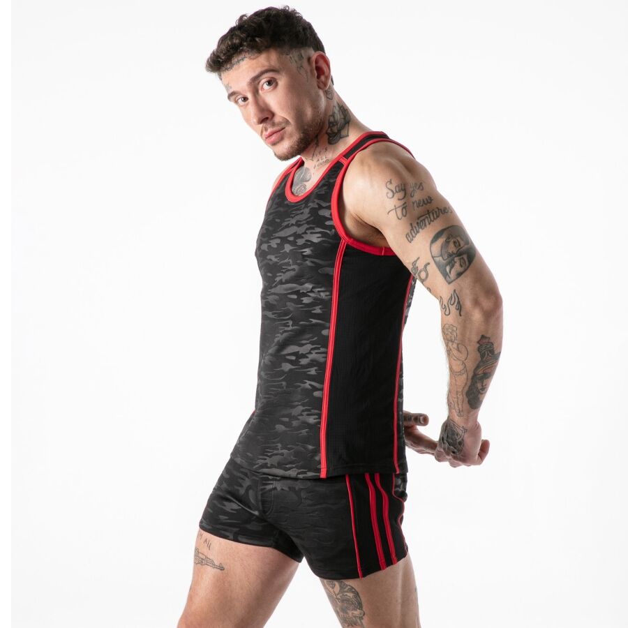 Locker Gear Full Military Access Tanktop Rot M – Produktansicht 1