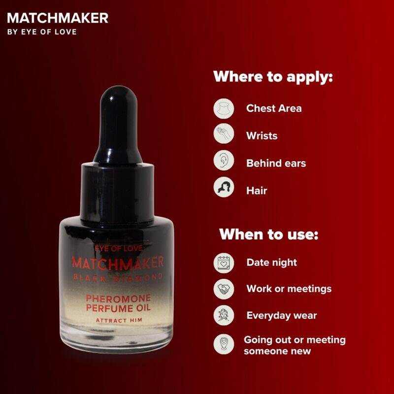 EYE OF LOVE – MATCHMAKER BLACK DIAMOND PHEROMON PARFÜMÖL 20 ML