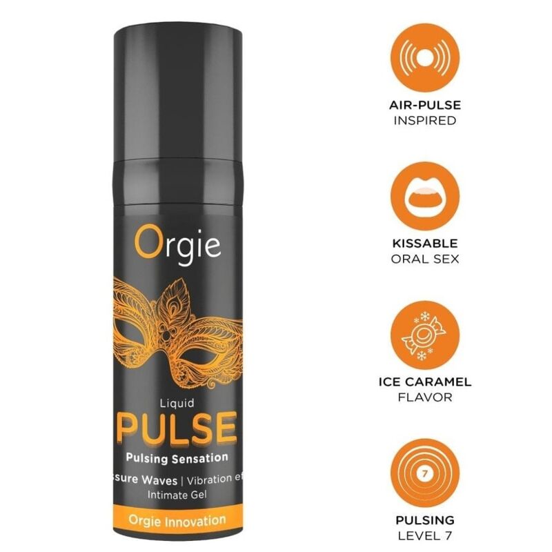 Orgie Liquid Pulse Stimulationsgel Ice Caramel 15 ml