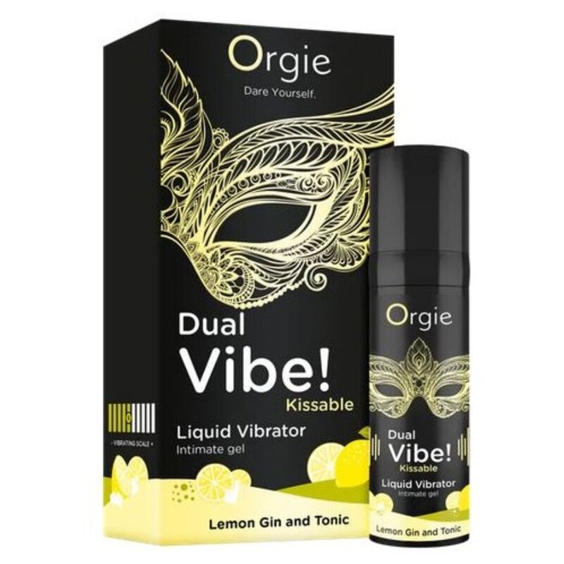 Orgie Dual Vibe! Lemon Gin & Tonic Gel 15 ml
