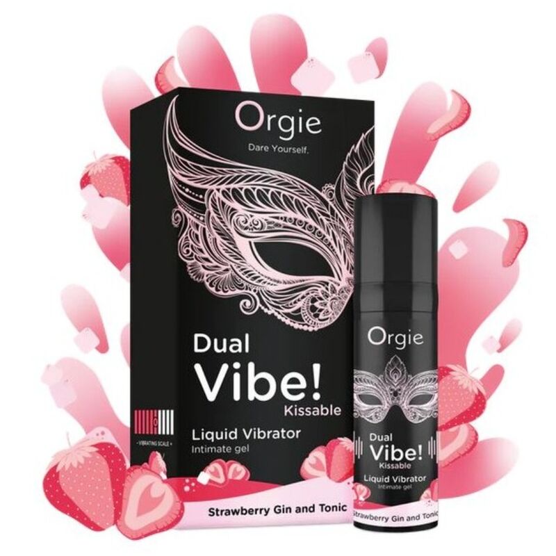 Orgie Dual Vibe! Strawberry Gin & Tonic Gel 15 ml